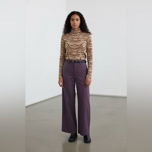 Bruce Glen Stitchfix Nude Zebra Bamboo turtle neck NWT SIZE XL